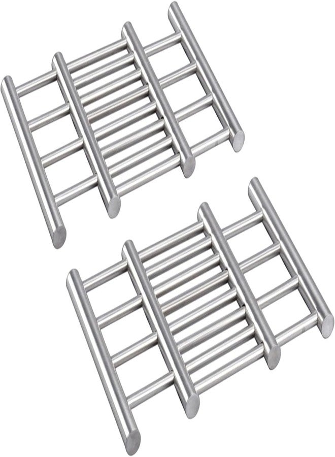 PRAMANTA 2Pcs Hot Pot Stand for Kitchen // Trivets for Hot Pots // Vessel Stands // Kitchen Cooking Dining Table Stands for Hot Dishes Bowl and Plates - Image 1