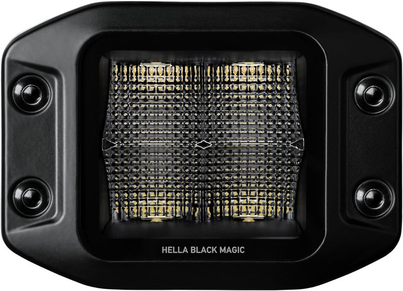 HELLA Black Magic LED Cube Kit 3.2" - Off Road Driving Lights for Jeep Truck SUV ATV - Image 2