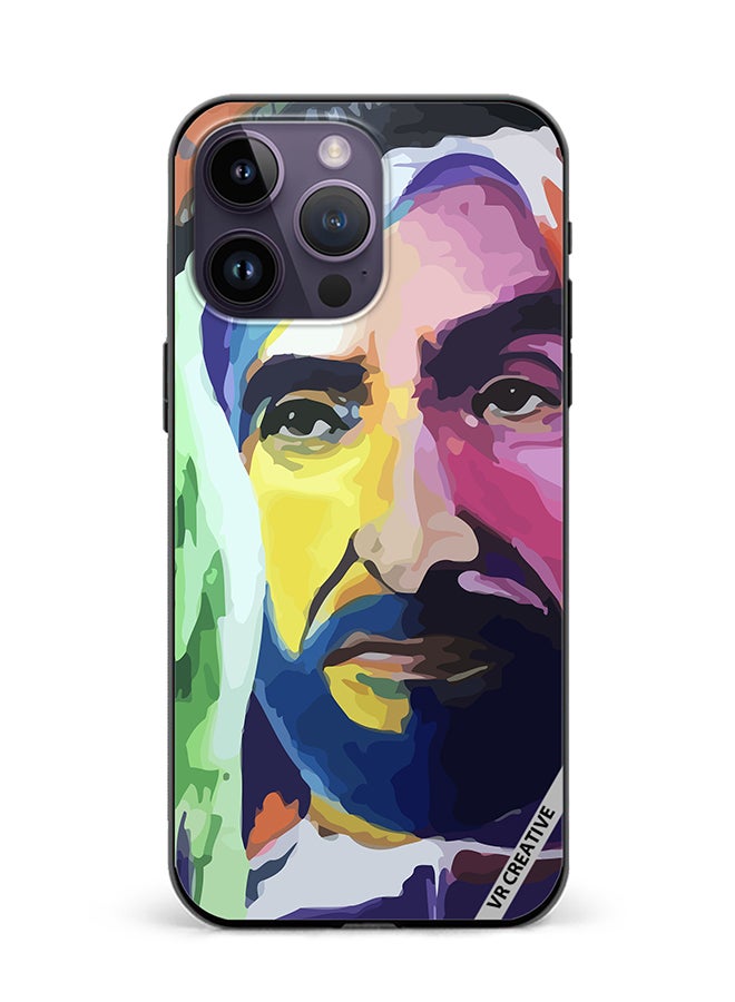 VR CREATIVE Protective Case Cover For Apple iPhone 15 Pro Max Sheikh Zayed Bin Sultan Al Nahyan Design Multicolour - Image 1