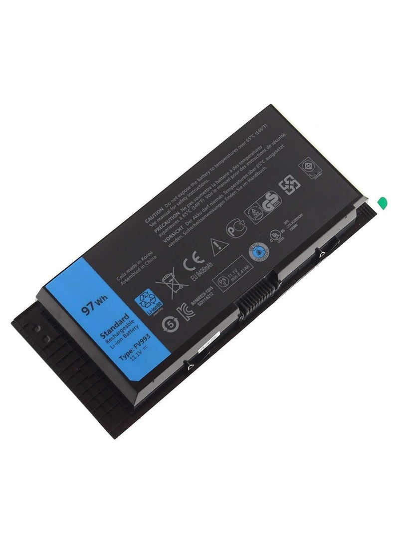 Battery For/Dell Precision M4600 M4800 M6600 M6800 FV993 FJJ4W - Image 1