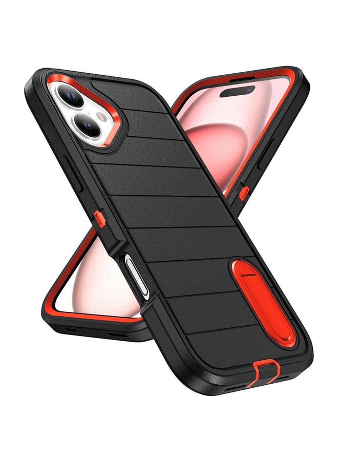 S-TOP Case For iPhone 16 Plus Defender Gen2 Rugged PC + Silicone Phone Case with Holder - Image 2