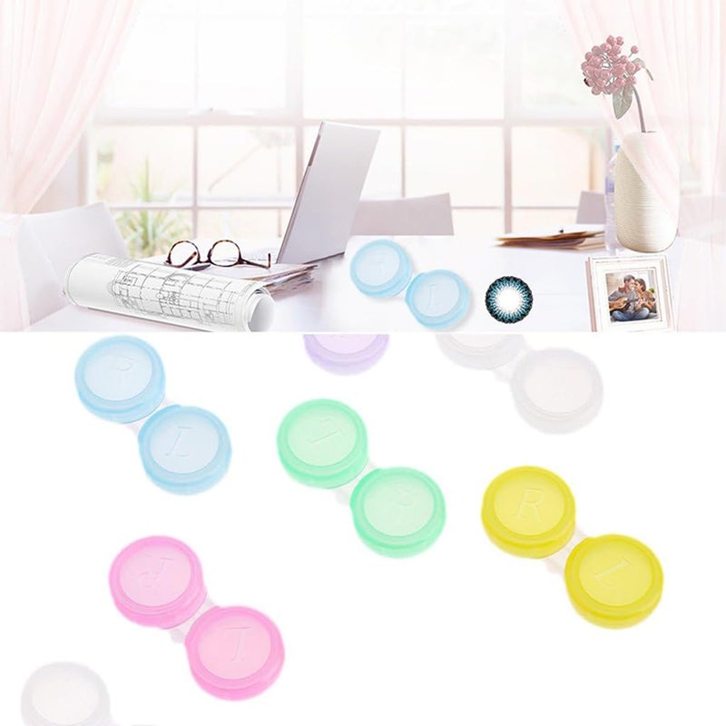 YOOHUA YOOHUA 60PCS Colorful Contact Lens Case - Bulk Eye Lense Cases, Holder Container Case  - Image 2