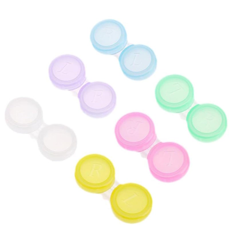 YOOHUA YOOHUA 60PCS Colorful Contact Lens Case - Bulk Eye Lense Cases, Holder Container Case  - Image 1