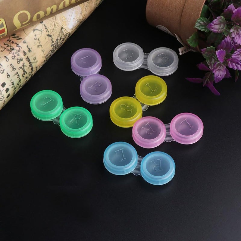YOOHUA YOOHUA 60PCS Colorful Contact Lens Case - Bulk Eye Lense Cases, Holder Container Case  - Image 5