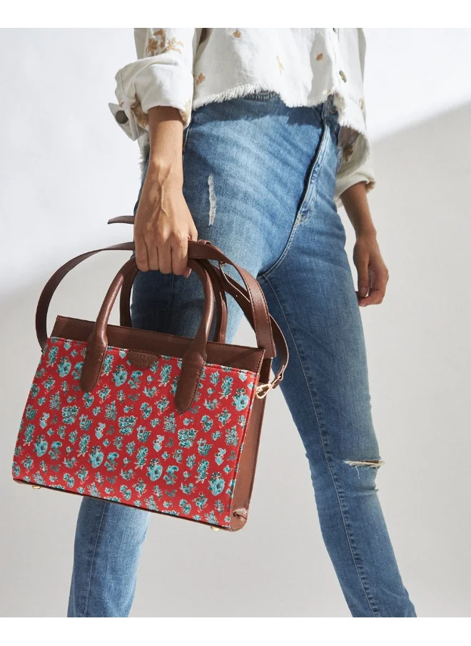 Chumbak Teal by Chumbak Wildflower Hand Bag