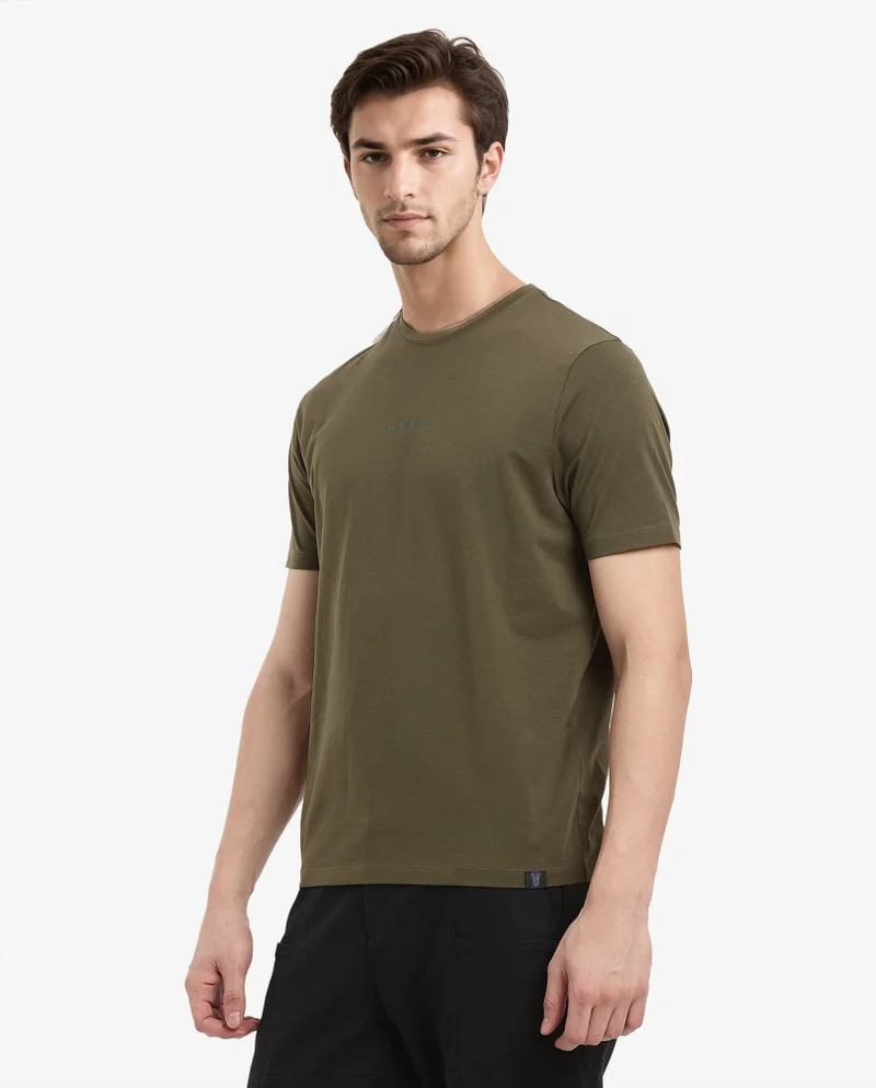 Rare Rabbit Men's Graphic Chest Print T-Shirt