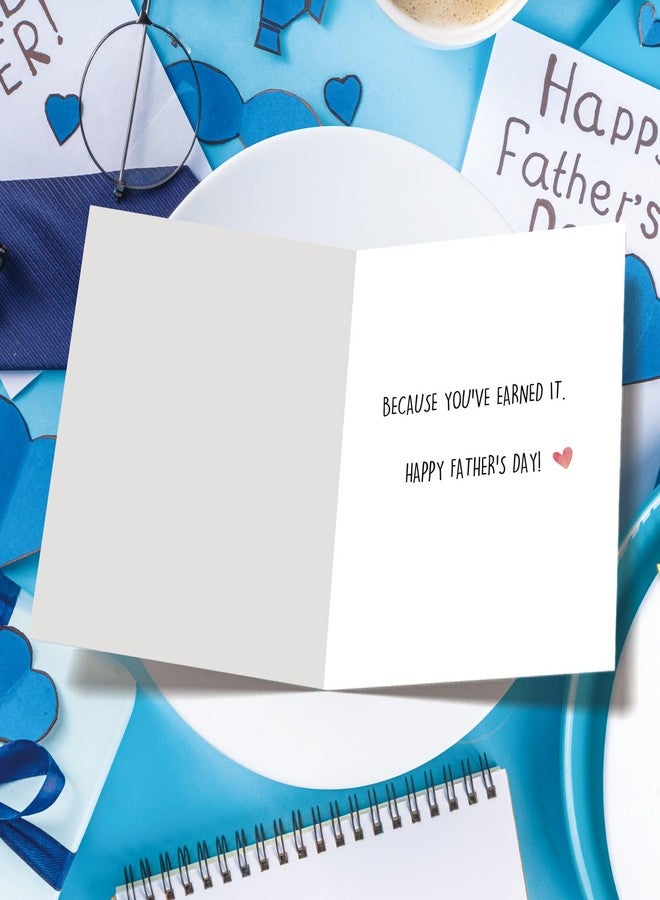 ICOOLYI Funny Fathers Day Card for Dad, Fathers Day Gift from Daughter or Son, Happy Fathers Day Gift Idea - Image 2