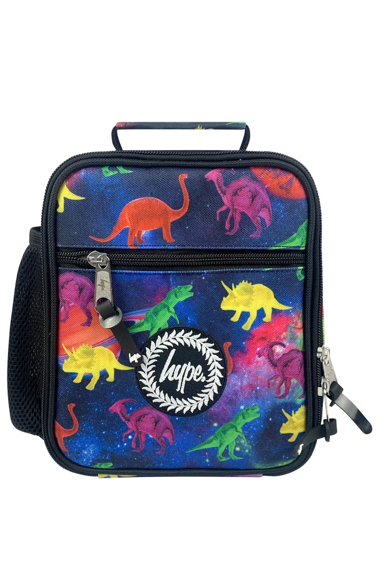 Just Hype HYPE Lunch Bag Insulated Multi Space Dinosaurs