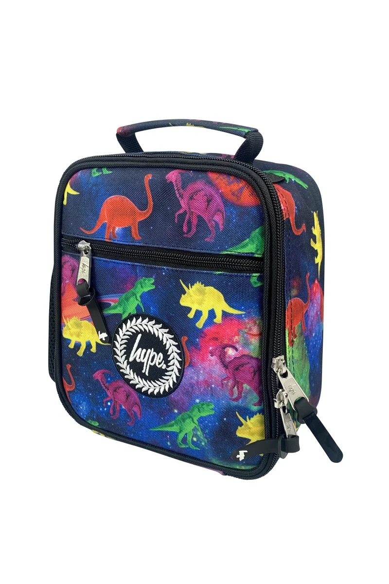 Just Hype HYPE Lunch Bag Insulated Multi Space Dinosaurs