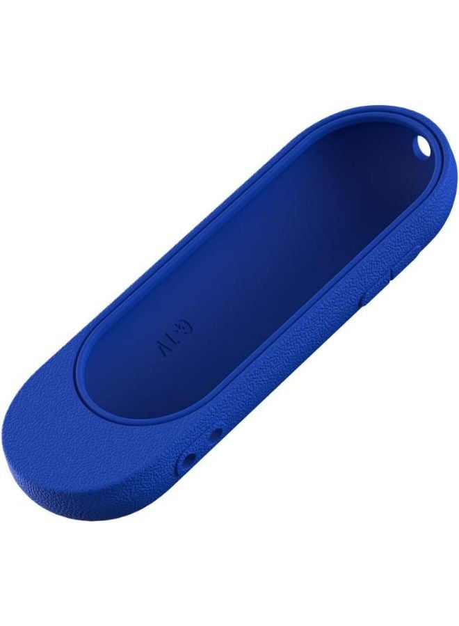 SIKAI Silicone Case for Chromecast with Google TV HD 2022/(4K) 2021 Voice Remote, Shockproof Protective Cover for 2020 Chromecast Voice Remote, Skin-Frienldy, Washable, Anti-Lost with Loop (Blue)