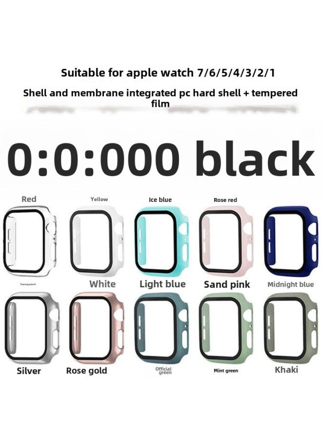 For Apple Watch Watch Case Iwatch987/6/5/4/3/2/1 Generation Case Film Integrated Protection-Color:Lilac-Exterior Dimension:41mm (OPP Bag)  - Image 1
