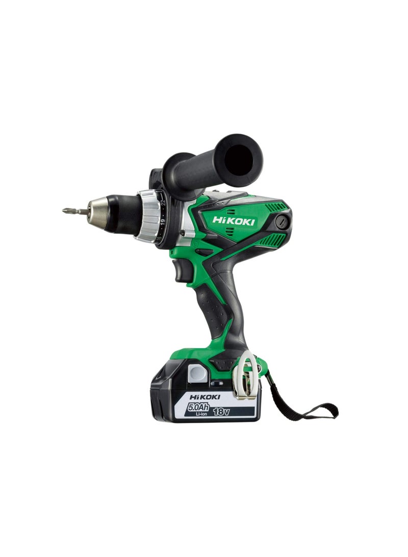Hikoki DV18DSDLWJZ 18V Cordless Impact Driver Drill | 5.0Ah Li-ion Battery | 92Nm High Torque | Compact, Lightweight & Durable Power Tool for Heavy-Duty Drilling and Fastening - Image 4