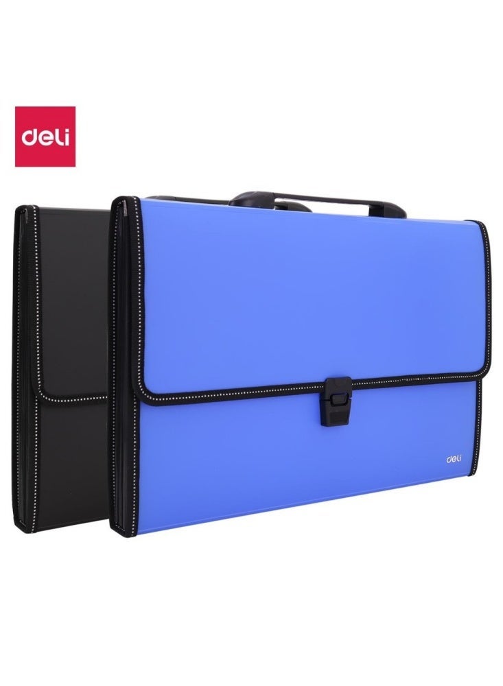 Deli Extensible file from the eb40602 deli collection, smart Press lock to improve the security of files from deli. assorted - Image 1