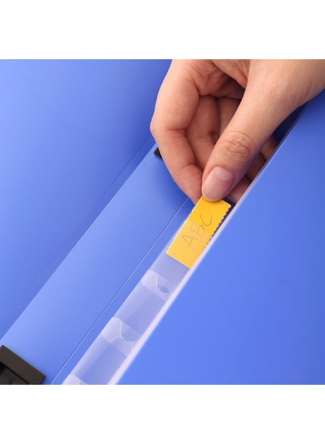 Deli Extensible file from the eb40602 deli collection, smart Press lock to improve the security of files from deli. assorted - Image 4