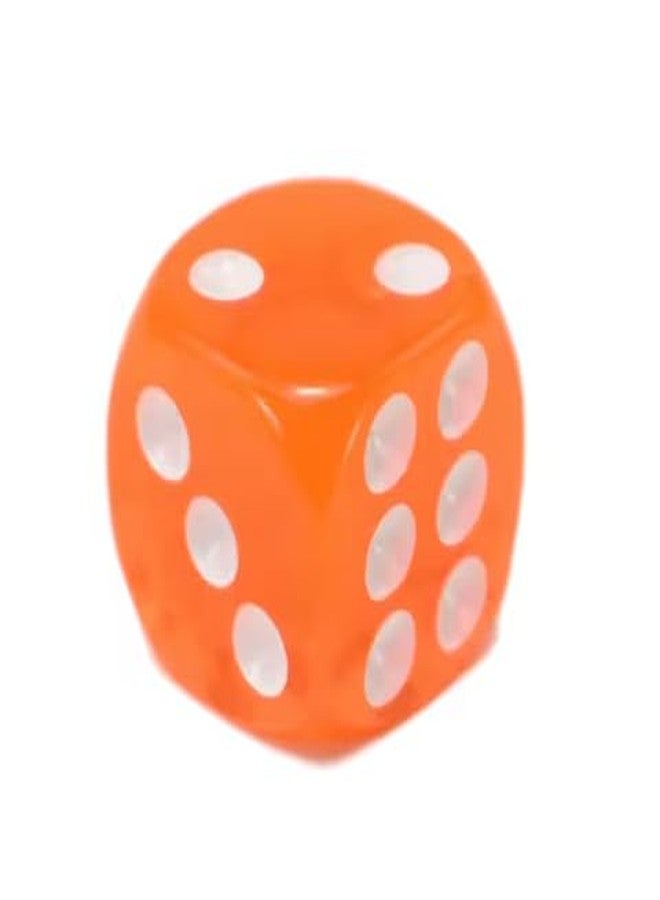 ISHARAA Six Sided 16mm Multicolour Transparent Nevy Blue & Orange Colour Combo Dice for Ludo, Maths Learning, (2 Colour Combo Dice Set) Pack of 18pcs - Image 4