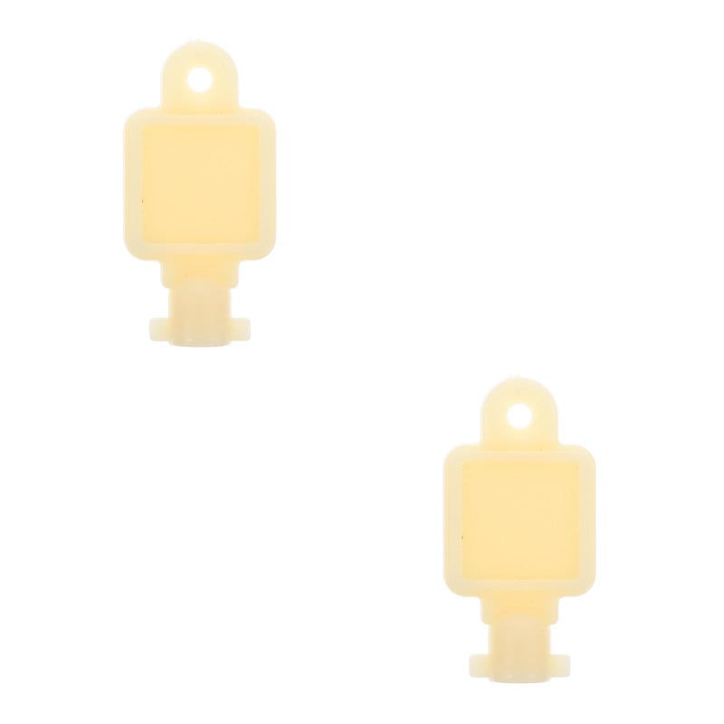 2pcs Universal Paper Towel Dispenser Key Replacement Bathroom Tissue Holder Key Compatible With Commercial Toilet Paper Dispensers - Image 1