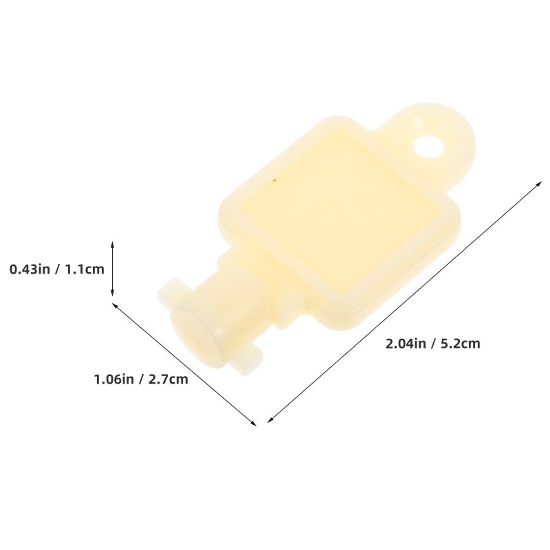 2pcs Universal Paper Towel Dispenser Key Replacement Bathroom Tissue Holder Key Compatible With Commercial Toilet Paper Dispensers - Image 3