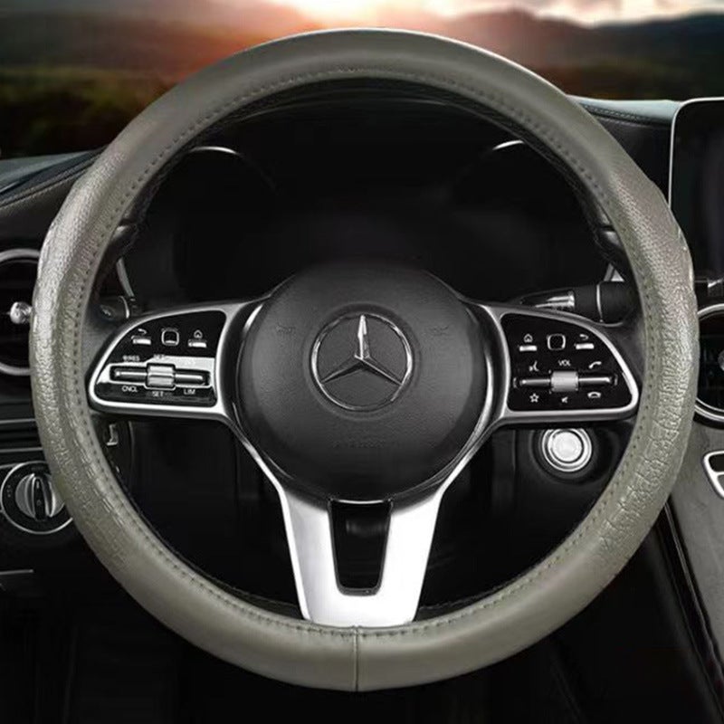 Fun Grip Leather Steering Wheel Cover - Image 3