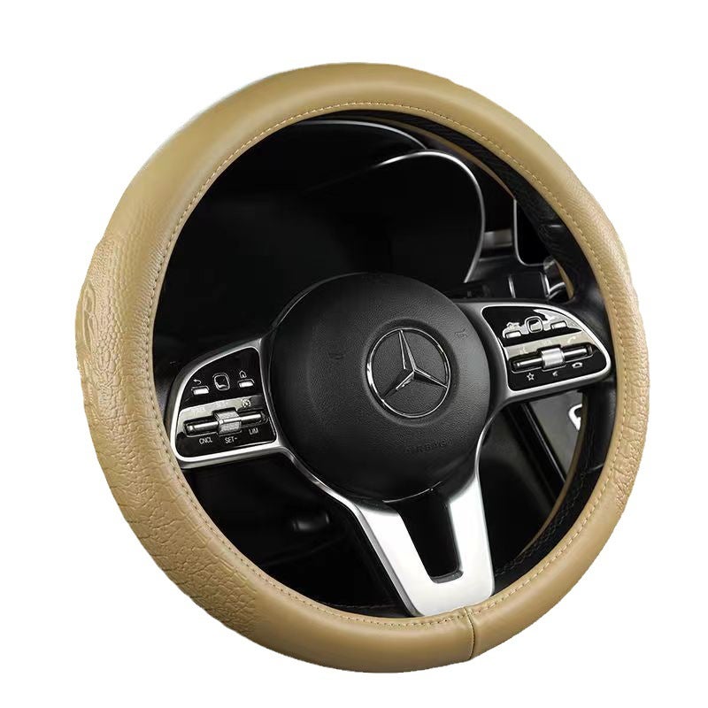 Fun Grip Leather Steering Wheel Cover - Image 1