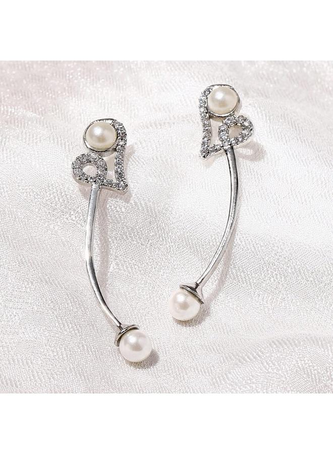 Voylla -plated brass earrings, Onesize, Brass, No Gemstone - Image 5