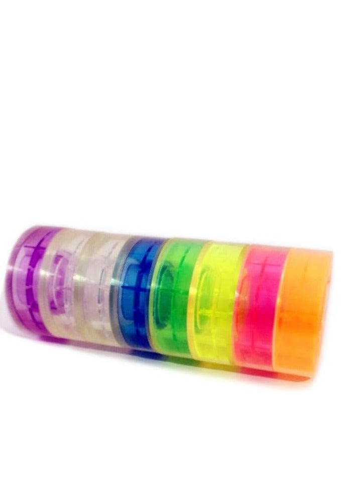 Flamingo شريط كريستال شفاف اقتصادي من فلامينغو تايوان على نواة ملونة (3/4 إنش) - Image 2