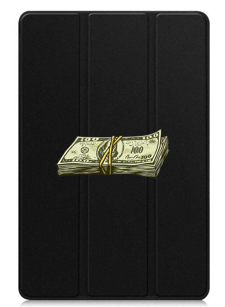 Theodor Protective Flip Case For Apple iPad Pro 13 (2024) With Trifold Stand Auto Wake Sleep Shockproof Cover Vintage Cash - Image 1