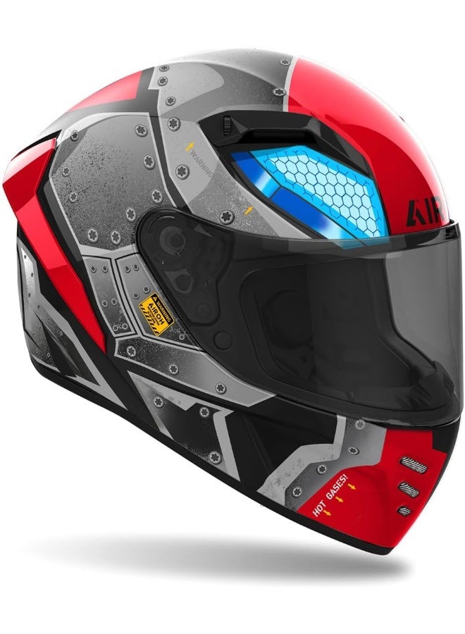 AIROH Connor CNB17 Full-Face Helmet Multi-Coloured - Image 3