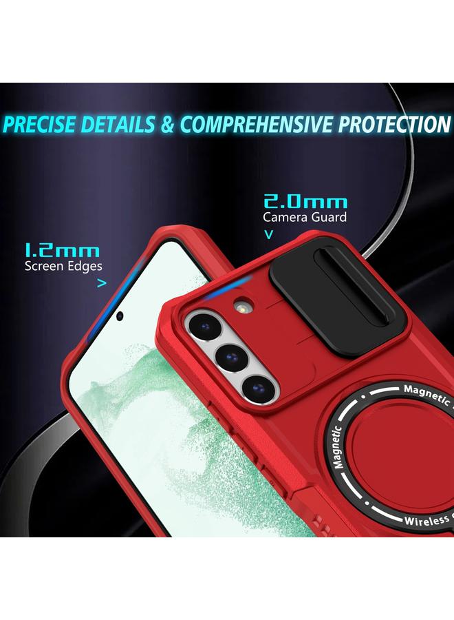 S-TOP Case For Samsung Galaxy S22+ 5G Sliding Camshield Magsafe Holder TPU Hybrid PC Phone Case - Image 3