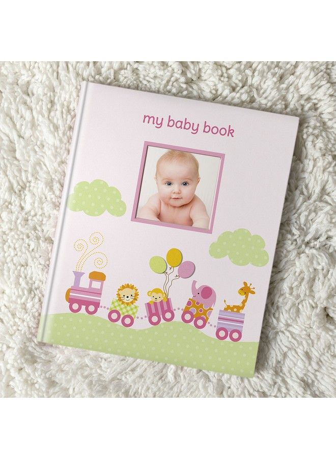 Lil Peach Animal Train Baby Memory Book Cherish Every Precious Moment Of Your Babys First Years Pink Jungle Jane - Image 3