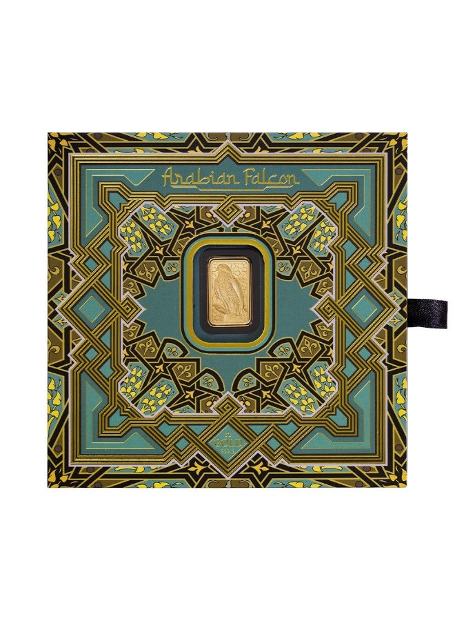 PAMP  Arabian Falcon 5g Pure Gold Bar with Pendant Frame, 999.9 Fine Gold - Image 1