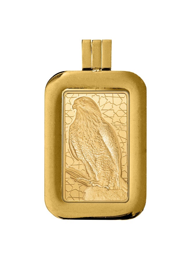 PAMP  Arabian Falcon 5g Pure Gold Bar with Pendant Frame, 999.9 Fine Gold - Image 4