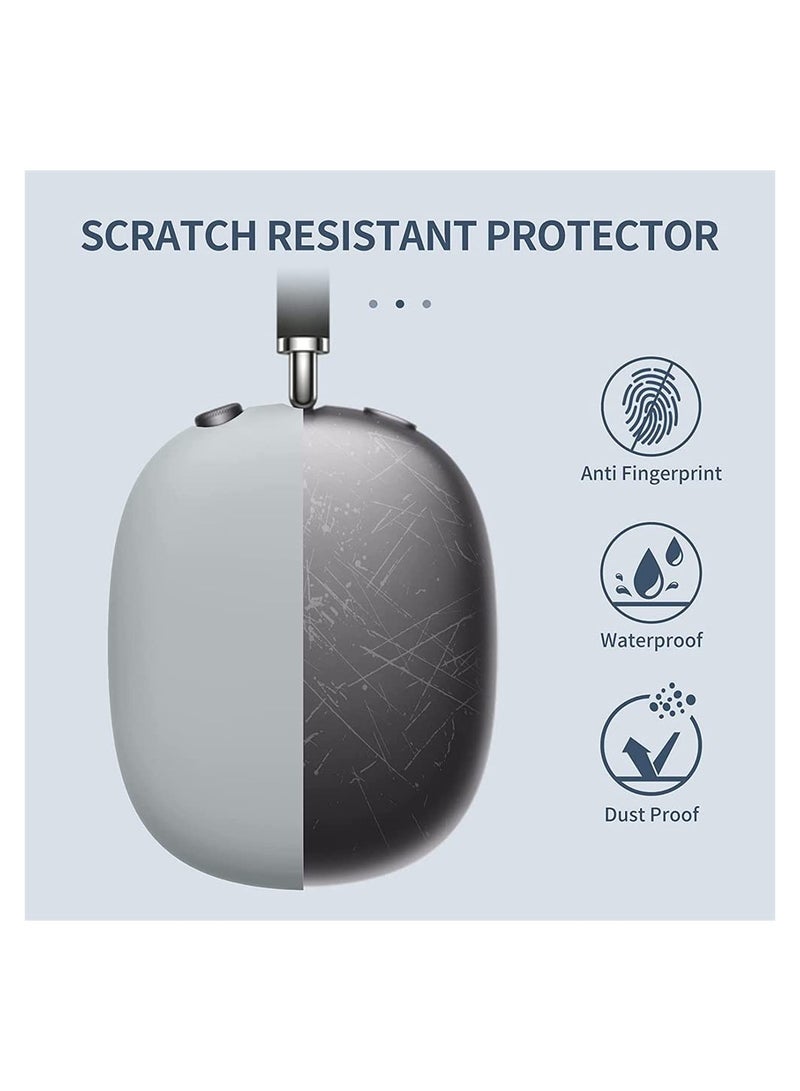Silicone Case Cover for AirPods Max Headphones Anti Scratch Ear Cups Cover Skin Headset Protective Accessories - Image 3