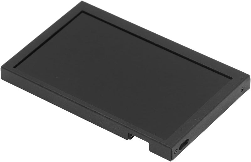 IPS USB Mini Screen 5 Inch 800x480 Resolution Type C Sub Screen PC Data Monitor for, with Aluminum Alloy Shell for Computer Temperature Display (Black) - Image 3
