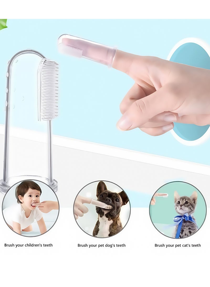 4 PCS  Silicone Fingertip Toothbrush, Baby Teeth Special Toothbrush, Children's Soft Bristle Training Toothbrush, Contains Individual Packaging Box,4 Count - Image 5