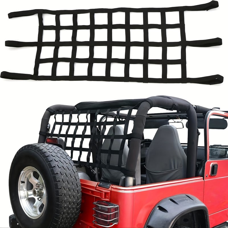 Car Roof Net Hammock Compatible with for JEEP Gladiator JT And for JEEP for Wrangler YJ, TJ, JK, JKU, JL, JLU 1987-2025 4-Door And 2-Door - Image 2