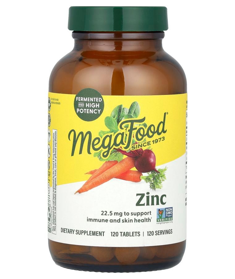 MegaFood Zinc 22.5 mg 120 Tablets