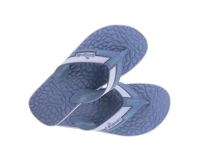 BAHAMAS Men's Flip Flops BHG-257 Navy Blue & Sky | Lightweight Comfortable Daily Use Slippers for Gents | Anti-Slip Sole (Grey, UK Footwear Size System, Adult, Men, Numeric, Medium, 8) - Image 3