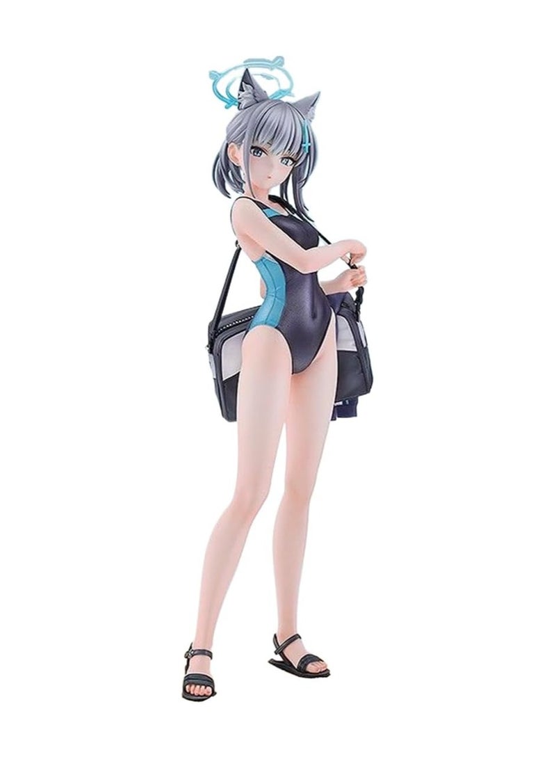 general Blue Archive Shiroko Figure 1/7 Anime Swimsuit Game Characters PVC Desktop Ornaments Fans Gifts 9 inches  - Image 1