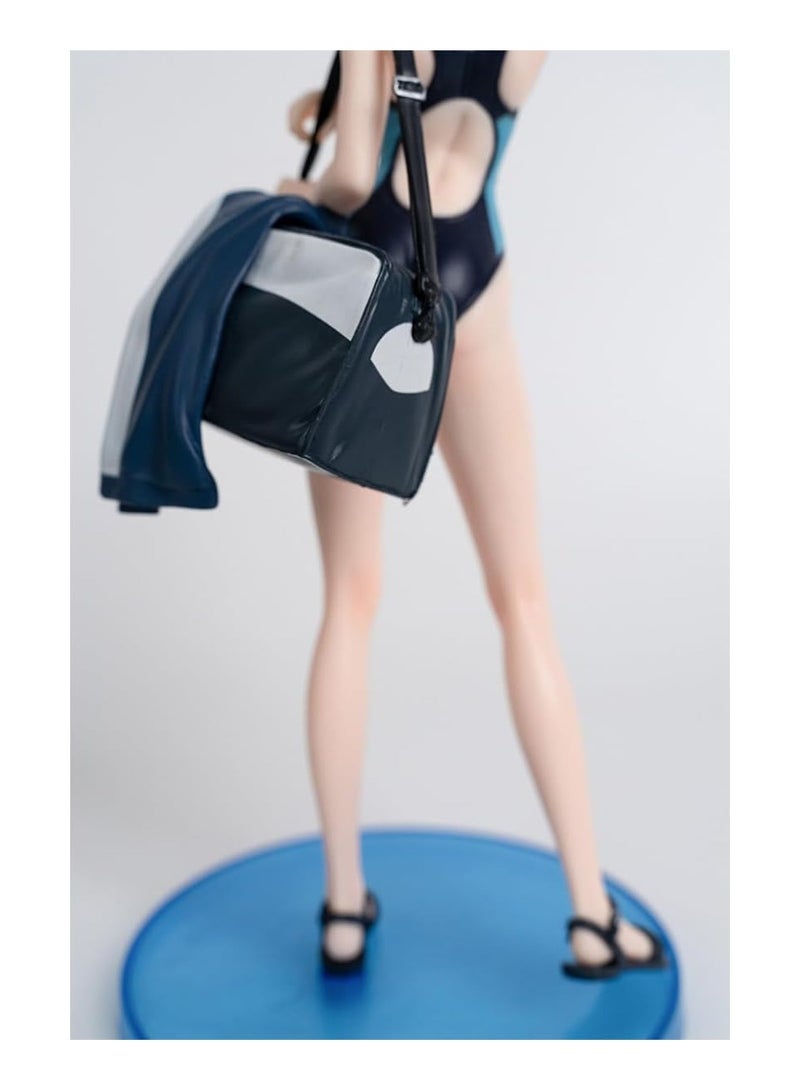 general Blue Archive Shiroko Figure 1/7 Anime Swimsuit Game Characters PVC Desktop Ornaments Fans Gifts 9 inches  - Image 3