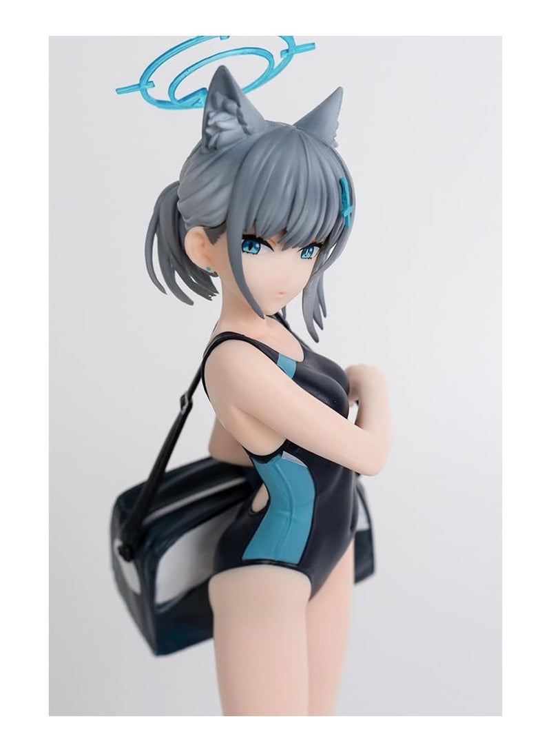general Blue Archive Shiroko Figure 1/7 Anime Swimsuit Game Characters PVC Desktop Ornaments Fans Gifts 9 inches  - Image 2