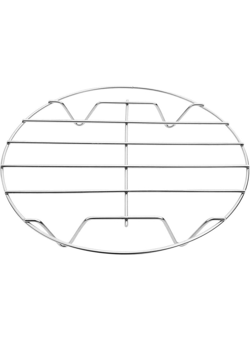 Sets Stainless Steel Round Steamer Rack and Cooling Rack Wire Baking Steaming Rack Stand for Air Fryer Instant Pot Pressure Cooker Canning(20cm x2) - Image 2