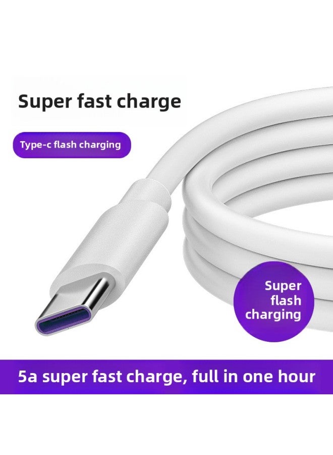 Anonymous Type-c Data Line Tpyec Super Fast Charging 5a Charging Line Tpc Mobile Phone Line 6a Flash Charging Applicable To China-Color:Type-c Braided Gray [6a Super Fast Charge] 120w- 1m -3 Pack  - Image 2