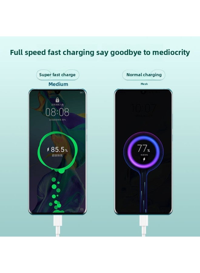 Anonymous Type-c Data Line Tpyec Super Fast Charging 5a Charging Line Tpc Mobile Phone Line 6a Flash Charging Applicable To China-Color:Type-c Braided Gray [6a Super Fast Charge] 120w- 1m -3 Pack  - Image 3