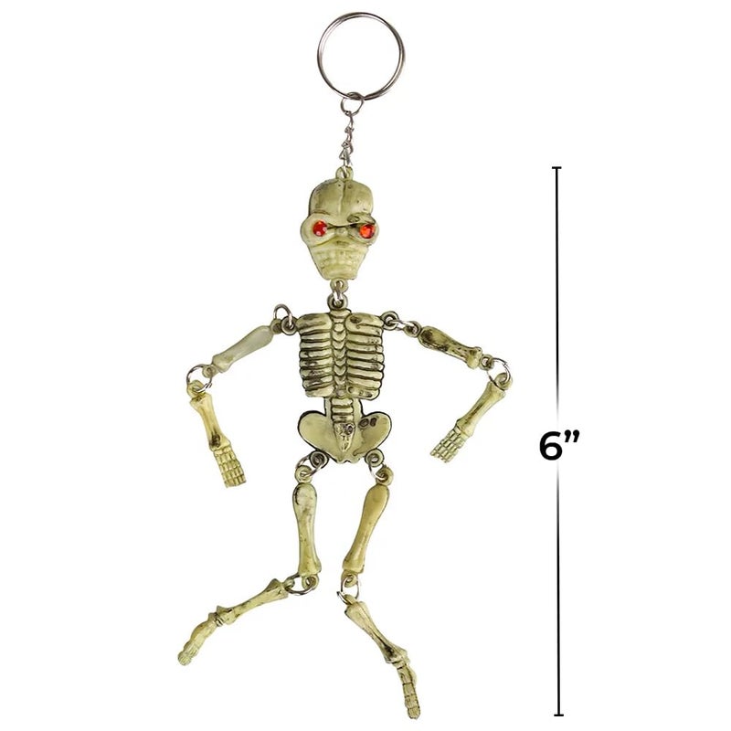 Rhode Island Novelty Rhode Island Novelty Skeleton Keychains - Pack of 12  - Image 2