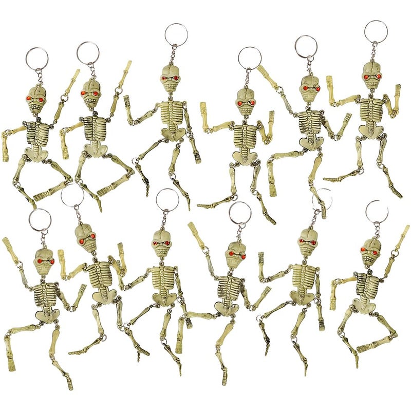 Rhode Island Novelty Rhode Island Novelty Skeleton Keychains - Pack of 12  - Image 1