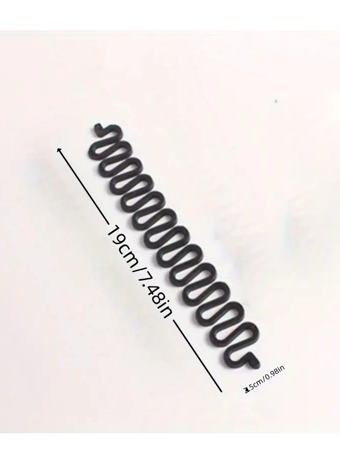 جلوسكي 3pcs / مجموعة أداة التشفيف عظام الأسماك تشفيف الشعر أداة تصفيف الشعر السحرية الشعر الملتوي تصفيف الشعر الملحقات ، المكياج تصفيف الشعر أداة الملحقات - Image 3