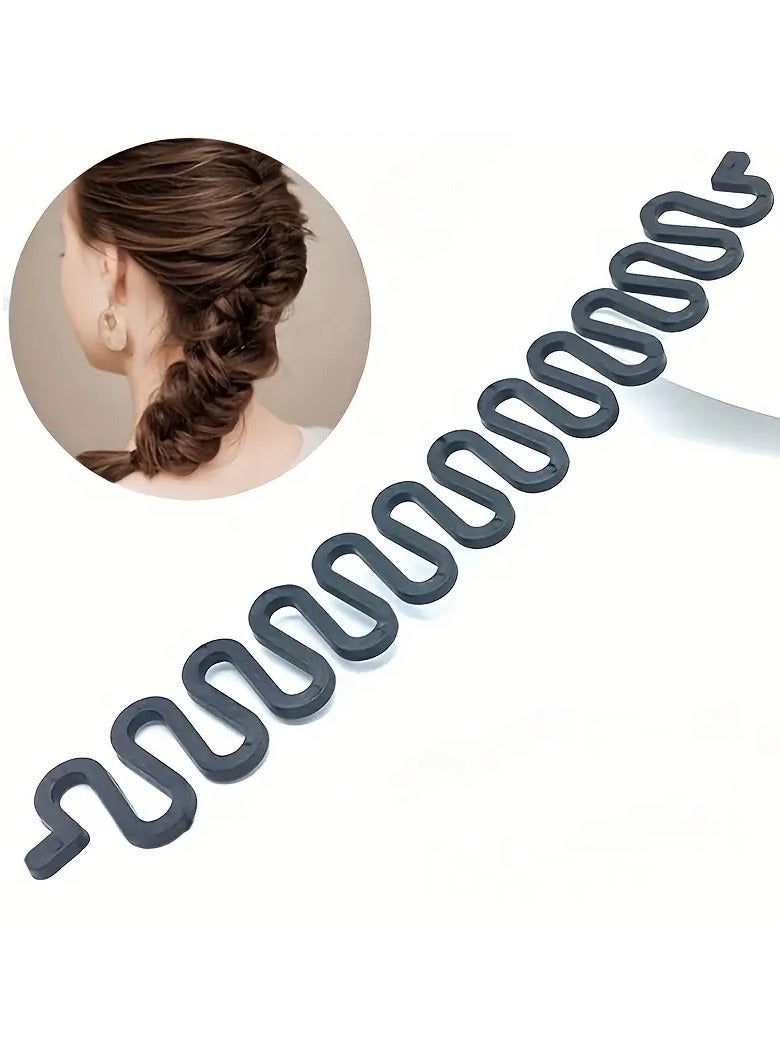 جلوسكي 3pcs / مجموعة أداة التشفيف عظام الأسماك تشفيف الشعر أداة تصفيف الشعر السحرية الشعر الملتوي تصفيف الشعر الملحقات ، المكياج تصفيف الشعر أداة الملحقات - Image 5