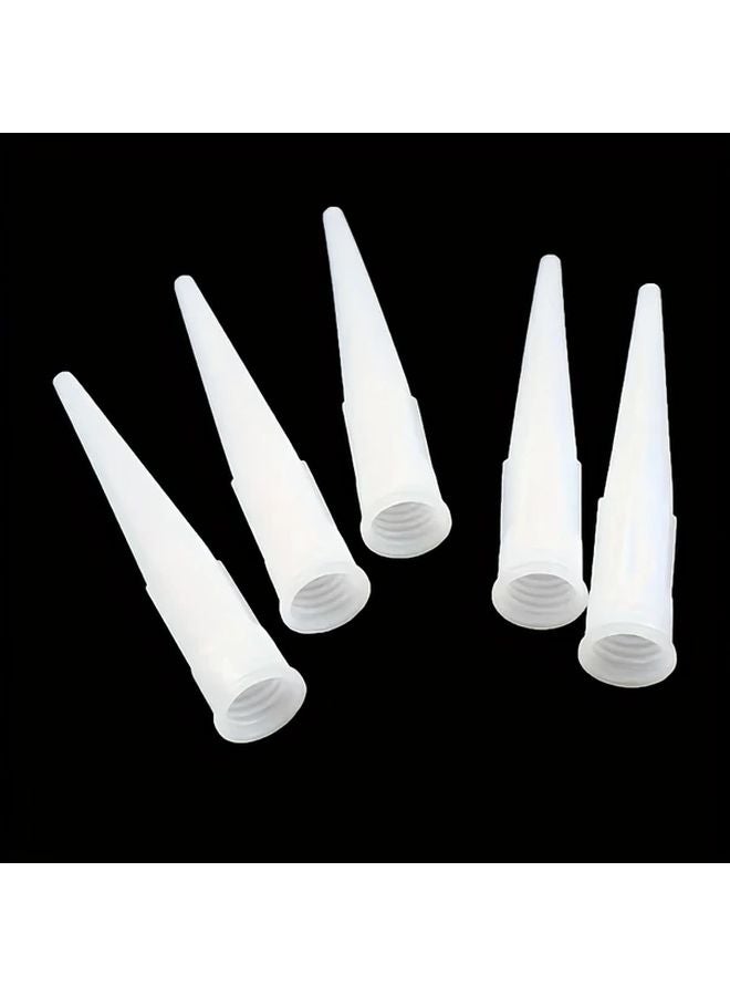 10Pcs Universal Slit Mouth Silicone Glue Gun Nozzles For Caulking And Resin - Image 5