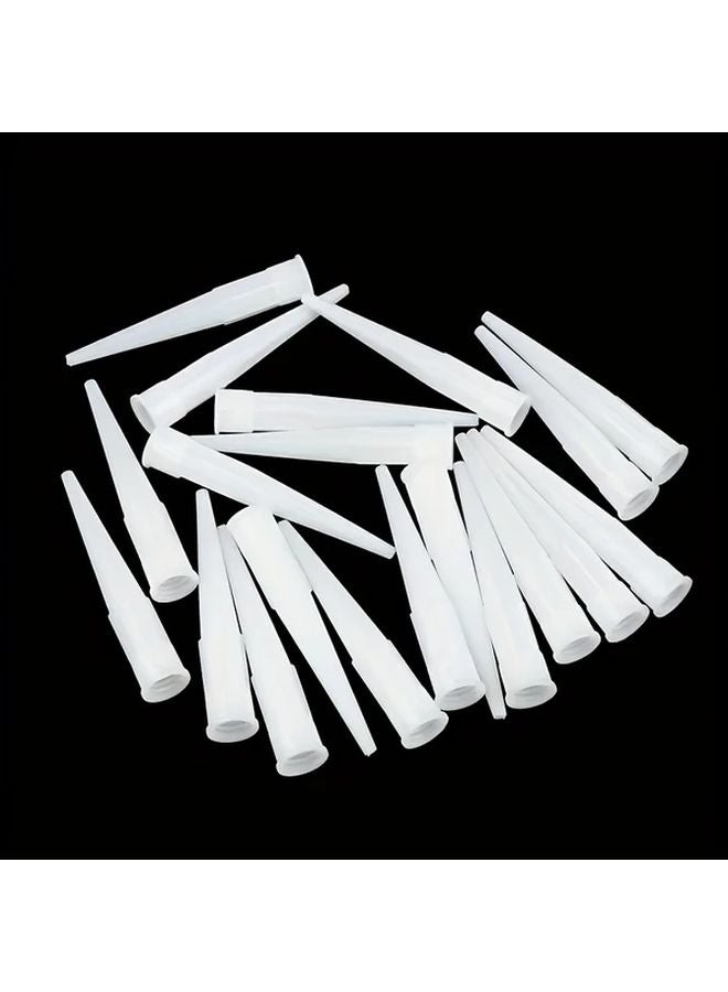 10Pcs Universal Slit Mouth Silicone Glue Gun Nozzles For Caulking And Resin - Image 2