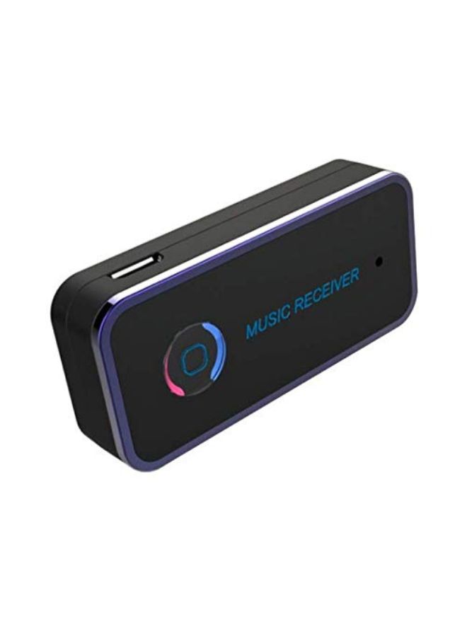 NIBEMINENT Universal 3.5mm Car Bluetooth Audio Music Receiver Adapter Black  - Image 2